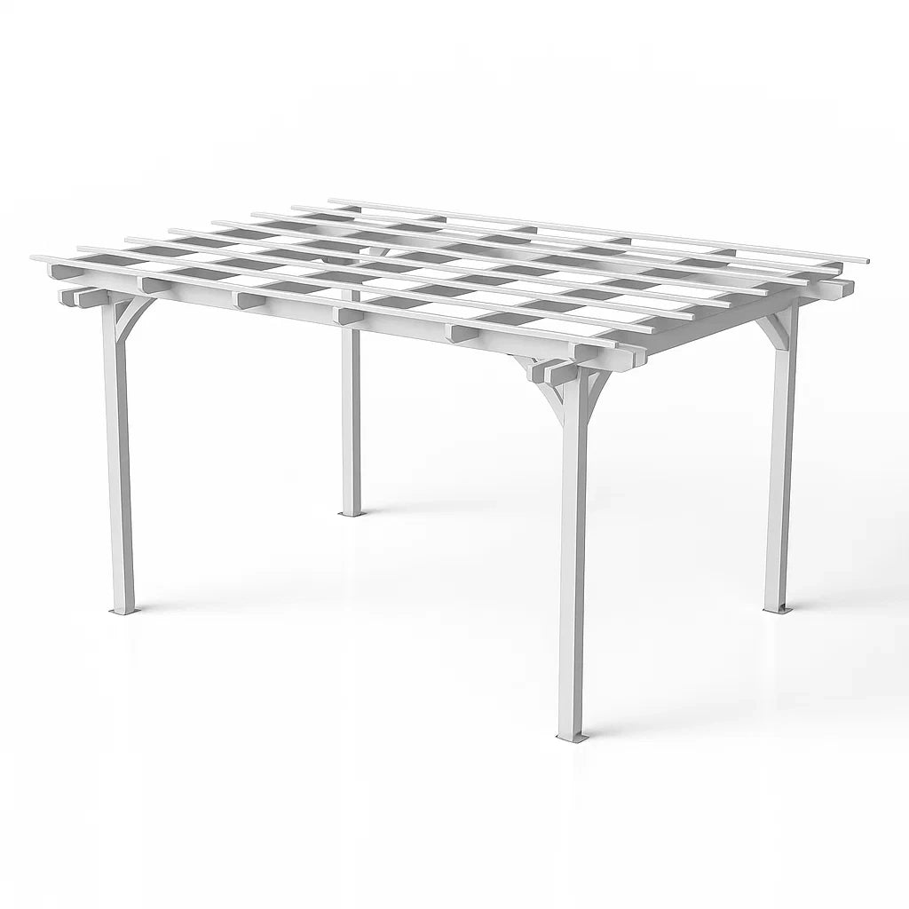 Pergolato in Alluminio Bianco