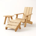 Set Mobili da Giardino in Legno di Rovere